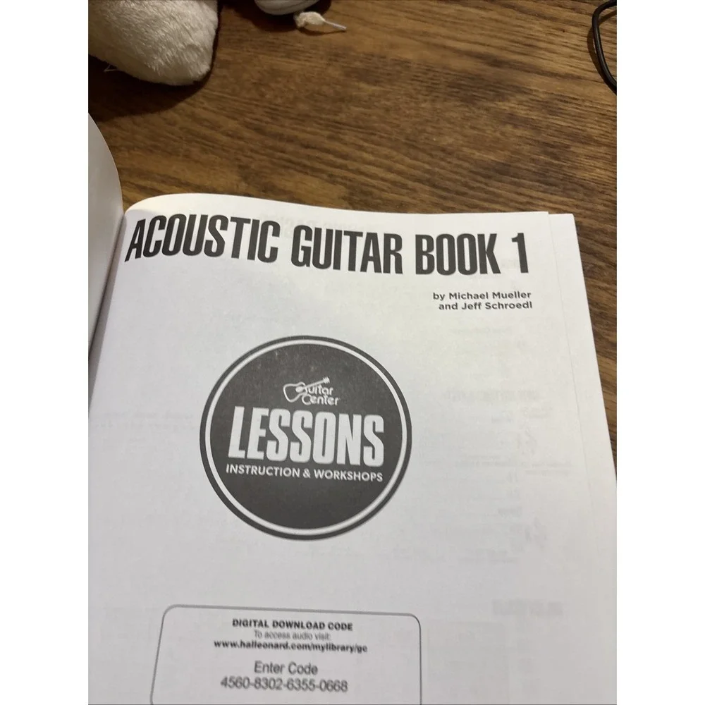 Acoustic Guitar Book 1 (Hal Leonard, 2015, Paperback) LIKE NEW